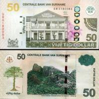 *50 Dolárov Surinam 2010-2020, P165 UNC - Kliknutím na obrázok zatvorte -